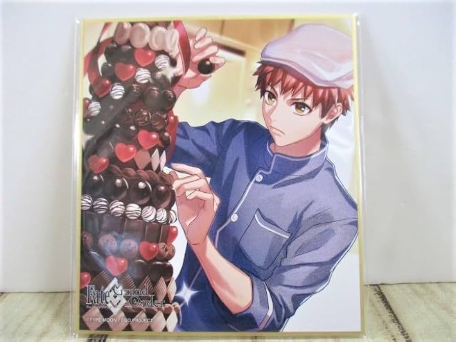 Amazon.co.jp: FateGrand Order 概念礼装ミニ色紙 ショコラティエ 衛宮